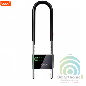 Khóa Bluetooth Chữ U Chống Nước Vân Tay, Mã Số Điều Khiển Qua App Tuya SHP-U2