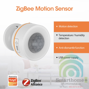 Cảm Biến Chuyển Động Hồng Ngoại Gắn Trần Zigbee Tuya ZPIR6